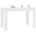 Table de salle à manger Blanc 120 x 60 x 76 cm Aggloméré