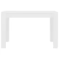Table de salle à manger Blanc 120 x 60 x 76 cm Aggloméré