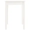 Table à manger Blanc 55x55x75 cm Bois massif de pin
