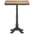 Table de bistro 60x60x76 cm Bois massif de récupération