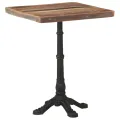 Table de bistro 60x60x76 cm Bois massif de récupération