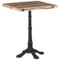 Table de bistro 60x60x76 cm Bois massif de récupération
