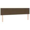 cadre de lit avec matelas Marron foncé 180x200 cm