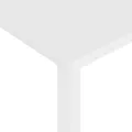 Bureau d'ordinateur Blanc 80x40x72 cm MDF et métal