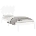Cadre de lit Blanc 90x190 cm Simple Bois massif