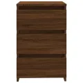 Tables de chevet 2pcs Chêne marron 40x35x62,5cm Bois ingénierie