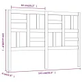Tête de lit 141x4x104 cm Bois massif de pin