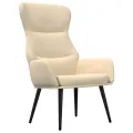 Chaise de relaxation Crème Tissu