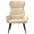 Chaise de relaxation Crème Tissu