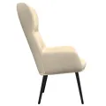 Chaise de relaxation Crème Tissu