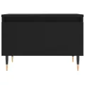 Tables basses 2 pcs noir 50x46x35 cm bois d'ingénierie