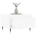 Tables basses 2 pcs blanc 50x46x35 cm bois d'ingénierie