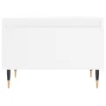Tables basses 2 pcs blanc 50x46x35 cm bois d'ingénierie