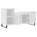 Meuble TV Blanc 100x35x55 cm Bois d'ingénierie