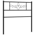 Tête de lit métal noir 80 cm