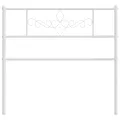 Tête de lit métal blanc 100 cm