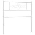 Tête de lit métal blanc 100 cm