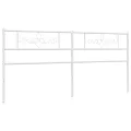 Tête de lit métal blanc 193 cm