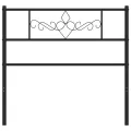 Tête de lit métal noir 100 cm