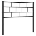 Tête de lit métal noir 107 cm