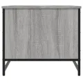 Table basse sonoma gris 85,5x51x45 cm bois d'ingénierie