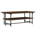 Table basse Chêne marron 100x50x40 cm Bois d'ingénierie