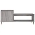 Table basse Sonoma gris 100x50x45 cm Bois d'ingénierie