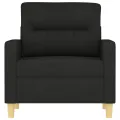 Fauteuil Noir 60 cm Tissu