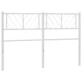 Tête de lit métal blanc 120 cm