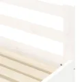 Lit de jour avec lit gigogne blanc 90x190 cm bois de pin massif