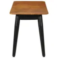 Banc 160x40x45 cm bois massif de manguier et fer
