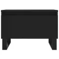 Tables basses 2 pcs noir 50x46x35 cm bois d'ingénierie