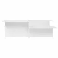 Tables basses 2 pcs blanc bois d'ingénierie