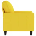 Fauteuil Jaune clair 60 cm Tissu
