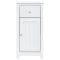 Armoire de salle de bain BERG blanc 40x34x80 cm pin massif