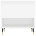 Tables basses 2 pcs blanc 50x46x50 cm bois d'ingénierie