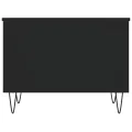 Table basse Noir 60x44,5x45 cm Bois d'ingénierie