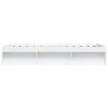 Cadre de lit blanc 140x190 cm