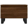 Tables basses 2 pcs chêne marron 50x46x35 cm bois d'ingénierie