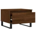 Tables basses 2 pcs chêne marron 50x46x35 cm bois d'ingénierie