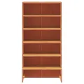 Armoire à chaussures cire marron 52x30x104 cm bois pin massif