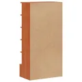 Armoire à chaussures cire marron 52x30x104 cm bois pin massif
