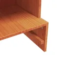 Armoire à chaussures cire marron 52x30x104 cm bois pin massif