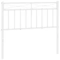 Tête de lit métal blanc 100 cm