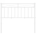 Tête de lit métal blanc 100 cm