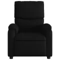 Fauteuil de massage inclinable Noir Similicuir