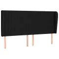 cadre de lit avec matelas Noir 200x200 cm Tissu
