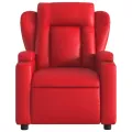 Fauteuil inclinable Rouge Similicuir