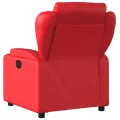 Fauteuil inclinable Rouge Similicuir