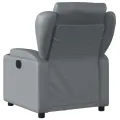 Fauteuil inclinable Gris Similicuir